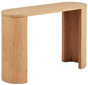 Konzolový stolík v dekore duba v prírodnej farbe 38x114 cm Bibione – House Nordic