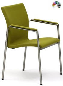 FORMDESIGN Konferenčné kreslo INFINITY CLIP STANDARD MAXI čalúnenie ELEGANCE koža