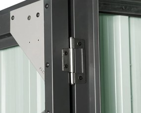 Prístrešok pre 4 bicykle BestBerg CS-4A / 4,2 m² / 204 x 206 x 163 cm / sivá