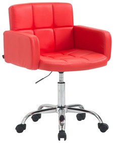 Pracovná stolička L.A. - Červená
