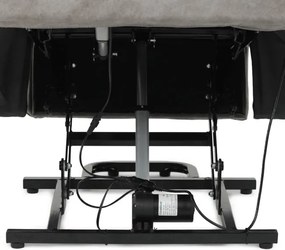 Polohovacie kreslo sivé, elektrické TV-Q8668 GREY3