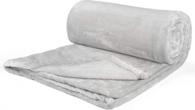 Polášek Deka MIKROFLANEL - Svetlošedá | 150 x 200 cm