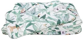 Set prikrývky a vankúša do postieľky JUNGLE, veľ. S