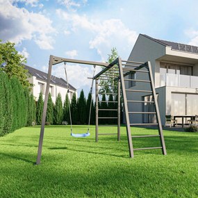 Marbo Sport Oceľová konštrukcia na záhradnú hojdačku s preliezačkou / rebrinami MARBO MO-Z6