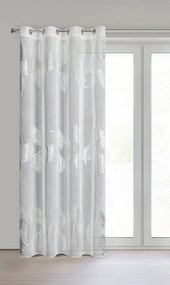 EUROFIRANY ZÁCLONA NA KRÚŽKOCH IDALIA 140X250 CM LISTY