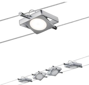 Paulmann 94107 - SADA 4xLED/4,3W Bodové svietidlo pre lanový systém MAC 230V