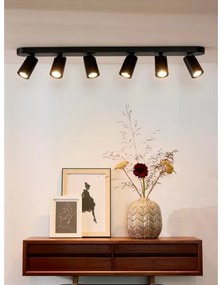 Lucide 23954/31/30 - LED Bodové svietidlo XYRUS 6xGU10/5W/230V čierna