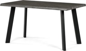 Jedálenský stôl 80x140 cm HT-F4514 GREY sivý dub
