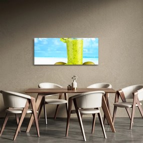 Obraz - kiwi smoothie (120x50 cm)