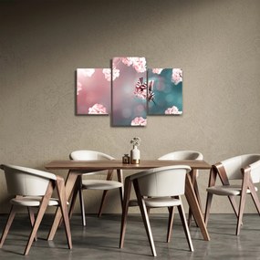 Obraz - Motýľ medzi kvetmi (90x60 cm)