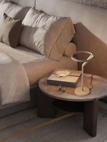 LED stmievateľná champaign zlatá stolná lampa Tilia