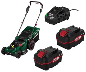 Parkside®  Aku kosačka na trávu 40 V Prma 40-Li D2 + 2x Akumulátor 20 V/4 Ah + Nabíjačka 20 V/4,5 A  (800010258)