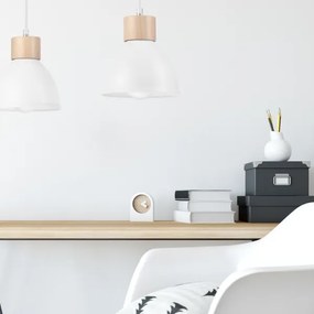 Luster na lanku NICO 2xE27/60W/230V biela