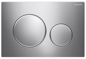 Geberit Sigma20, ovládacie tlačidlo Sigma20, lesklý chróm/matný chróm, 115.882.KH.1