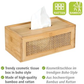 Ratanovo-bambusový box na vreckovky Allegre - Wenko