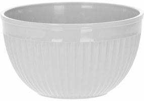 Plastová miska s rebrovaním, 2 l, krémová