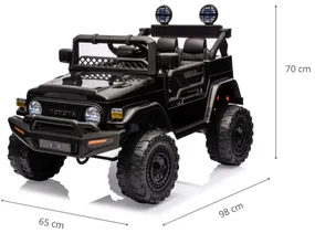 Elektrické autíčko Toyota FJ Cruiser čierne