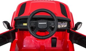 Elektrické autíčko Land Rover Defender červené
