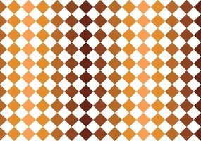 Fototapeta - Mozaika - hnedé dlaždice (254x184 cm)