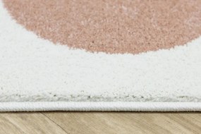 Detský koberec LIMA M042A krémový / ružový