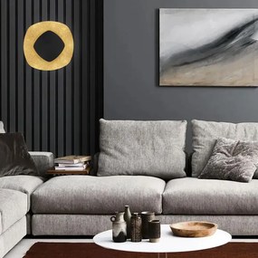 Toolight Toolight, LED nástenné svietidlo, 13W, APP1270, čierna-zlatá, OSW-06583