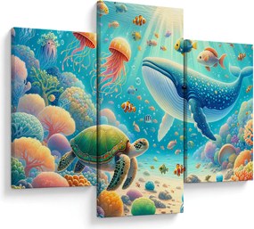 Obraz - Svet pod hladinou (90x60 cm)