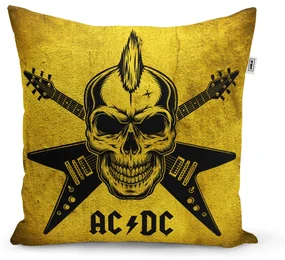 Sablio Vankúš ACDC Lebka - 40x40 cm