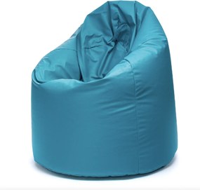 INTERMEDIC SK - Sedací vak Mega Sako z ekokože 135x85 cm | relaxačné a pôrodné kreslo, 335 l Farba: E20 - Zeleno-modrá (tyrkysová) (Ekokoža)