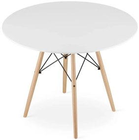 Jedálenský stôl 100 cm biely