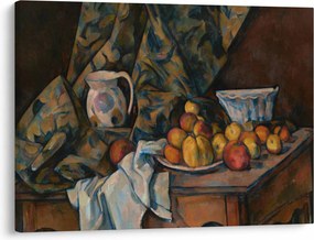Obraz - Paul Cézanne, Still Life with Apples and Peaches, reprodukcia (70x50 cm)