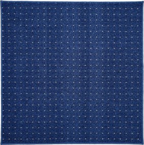 Condor Carpets, Kusový koberec Udinese modrý štvorec, 180x180, modrá, chodba / predsieň