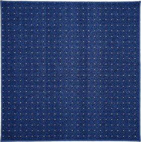 Condor Carpets, Kusový koberec Udinese modrý štvorec, 80x80, modrá, chodba / predsieň