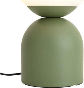 Hotel Chic Table Lamp Green with Opal Glass - Pallon Trend