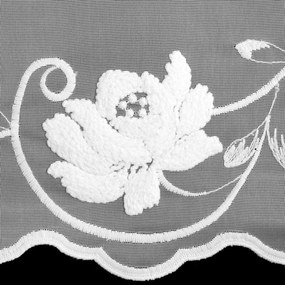 ZÁCLONA NA PÁSKE LETI 150X40 CM KVETY