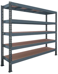 Trestles Nekonečný priemyselný regál 2000x2200x600, 5 políc Farba: červená