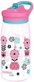 Plastová fľaša s náustkom Glow Kids Melodic Flowers 580 ml