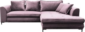 XXXLutz ROHOVÁ SEDAČKA, textil, bobuľová Livetastic - Sedačky - 001574004311