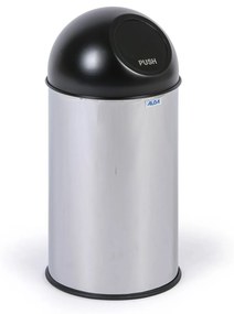 Nerezový odpadkový kôš 20 L, so samozatváracím vekom, nerez lesk