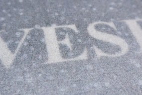 Mercury Flooring, Rohožka vianočná Zasnežená dedinka, 40x60, viacfarebná