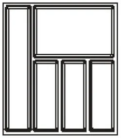 Agoform Príborník Sky 500/50 422 x 474 mm antracit