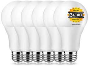 BERGE LED žiarovka A60 - E27 - 12W - 1000lm - studená biela - 5+1 zadarmo
