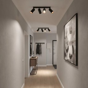 Toolight Toolight, stropné reflektorové svietidlo 4xGU10 60W APP940-4C, čierna, OSW-03858