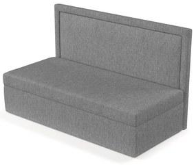 Sivá čalúnená jednolôžková posteľ 90x200 cm Scala – Maison de Rêve