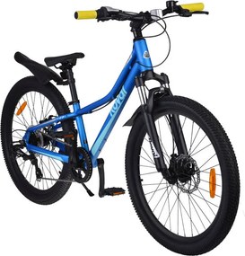 RoyalBaby Bicykel 24 palcov STUDENT BICYCLE 7–17 pre deti a mládež RB24-37 modrý