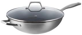 Wok so sklenenou pokrievkou  Ø 30 cm H: 8.5 cm - Sirius Terra Multi-layer Lunasol - 601213