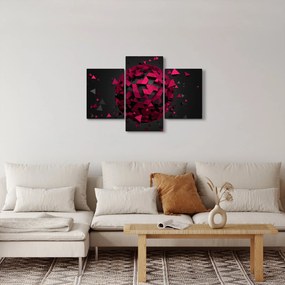 Obraz 3D abstrakcie (90x60 cm)