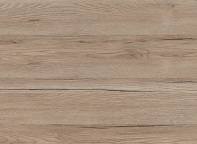 Šatníková skriňa Cariba, 90 cm, dub san remo/biela