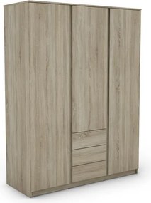 Šatníková skriňa Carlos, dub sonoma, 152 cm