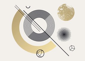 Obraz - Geometrické tvary N⁰2 (70x50 cm)