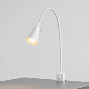 LED lampa s klipom 1xGU10/4,7W/230V biela
